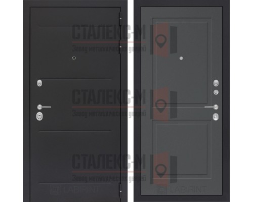 Металлическая дверь МДФ (с двух сторон) -11